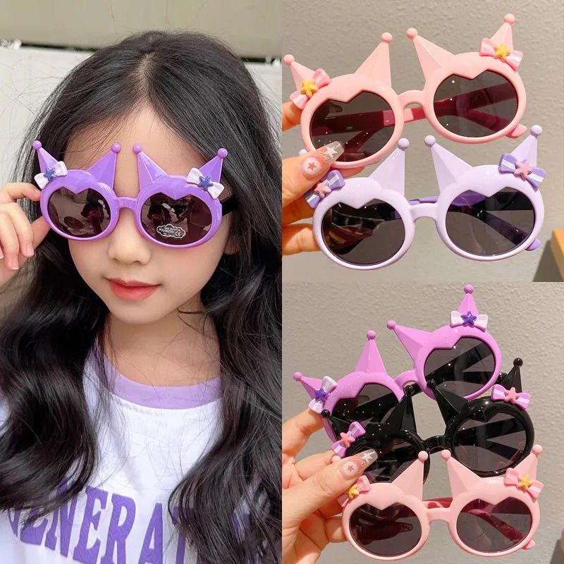 Tablet Cute Accessories - Schattige cartoon zonnebrillen Kawaii schedel strik