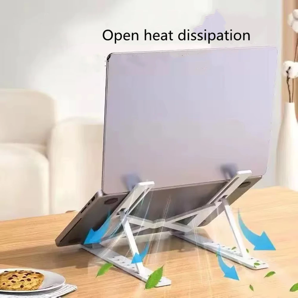 Cooling Stand Tablet - Opvouwbare laptopstandaard, koelende notebookhouder, verstelbare, ergonomische