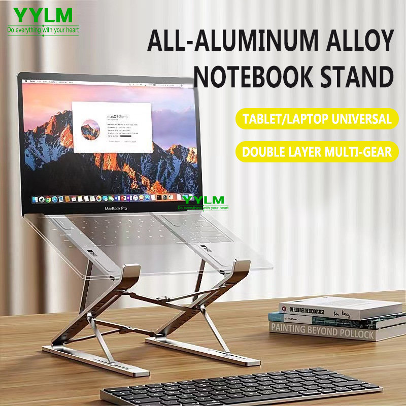 Cooling Stand Tablet - YYLM NIEUWE N8 Verstelbare laptopstandaard Aluminium