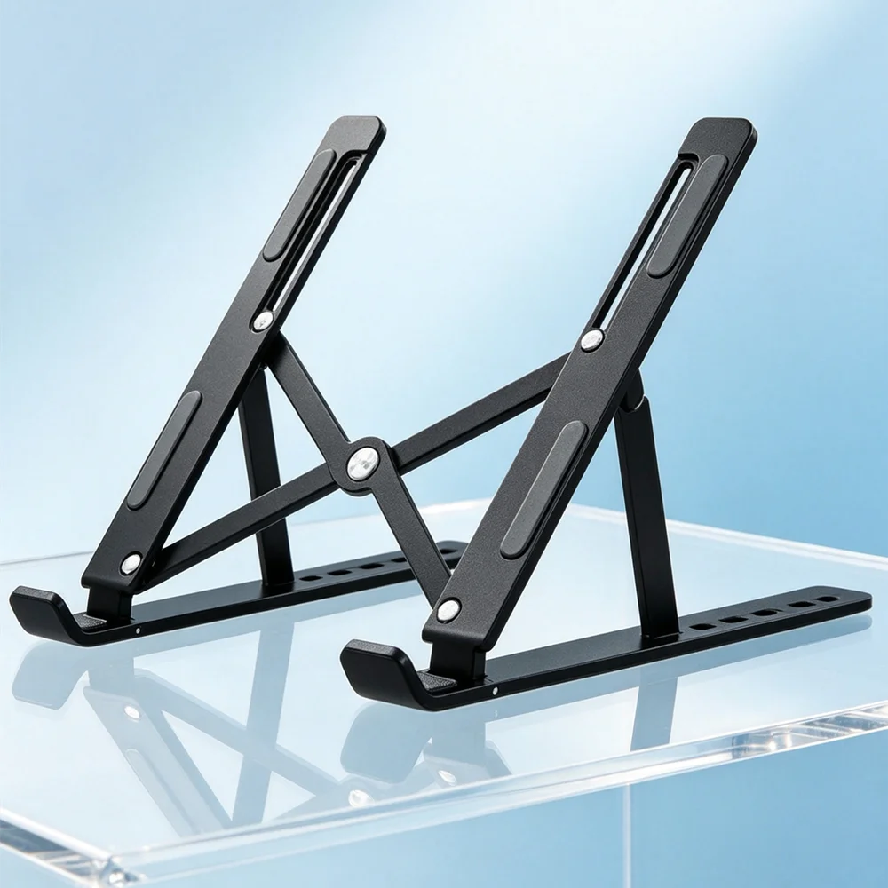 Cooling Stand Tablet - Laptopstandaard van aluminiumlegering, opvouwbaar, antislip, met