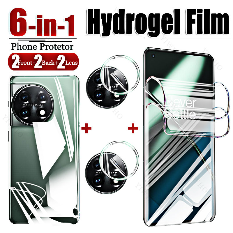 Oneplus Tablet Accessories - 6in1 Front Back Hydrogel Film Voor
