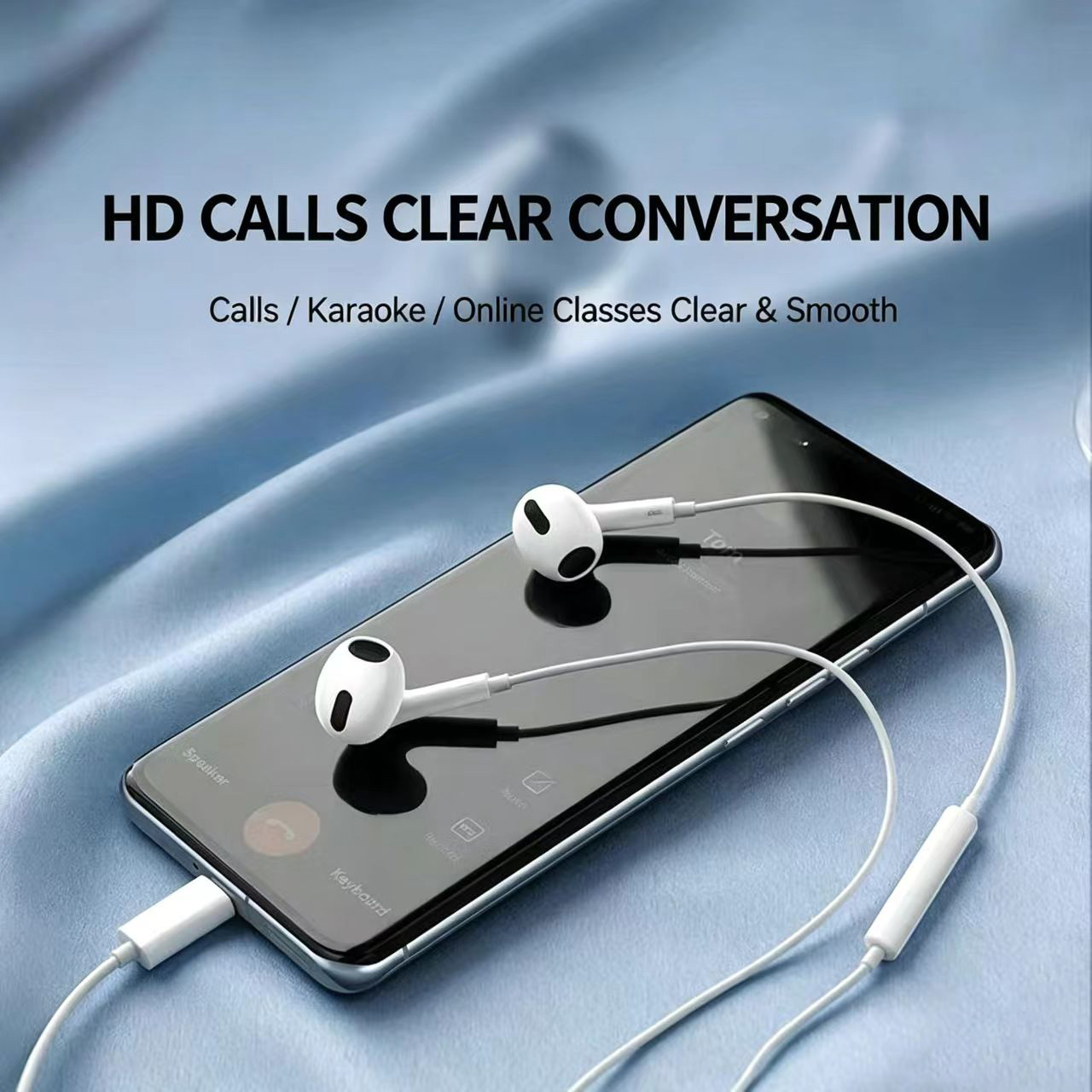 Bedrade half-in-ear hoofdtelef - Wired Earphone Lightning recensie en prijs