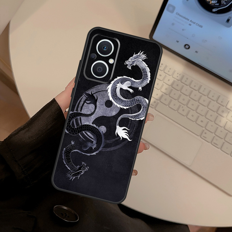 Dragon Dark-thema hoesje voor  - Oppo Reno 12 recensie en prijs