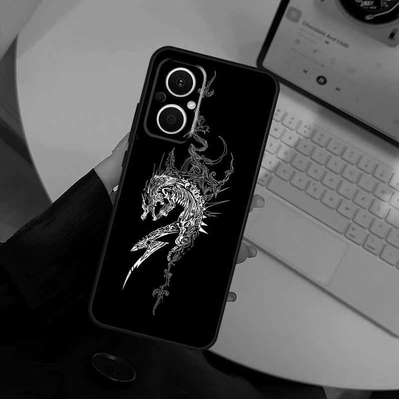 Dragon Dark-thema hoesje voor  - Oppo Reno 12 recensie en prijs