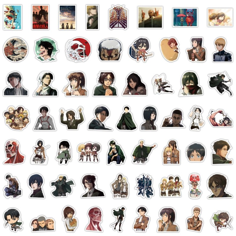60 stuks Attack on Titan Anime - Tablet Cute Accessories recensie en prijs