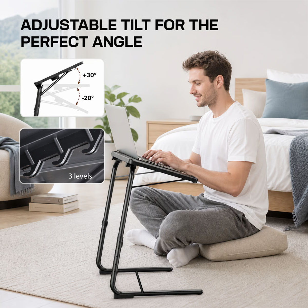 Verstelbare laptoptafel voor b - Tablet Lap Desk recensie en prijs