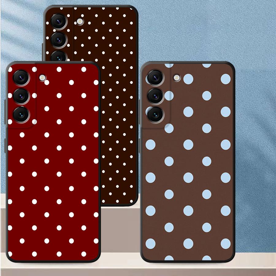 Retro Polka Dots hoesje voor S - Samsung Galaxy A55 recensie en prijs