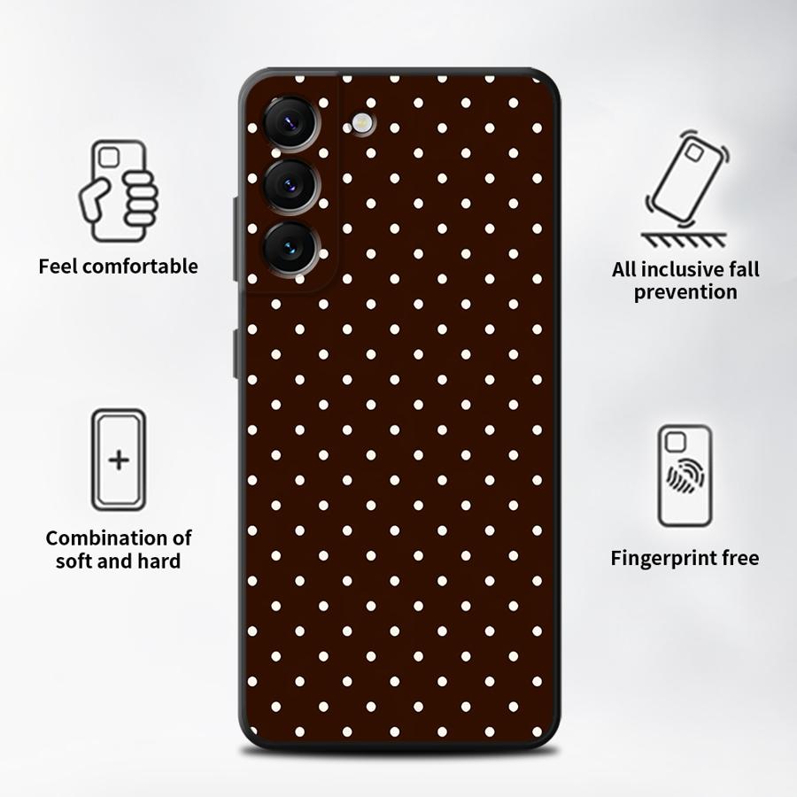 Retro Polka Dots hoesje voor S - Samsung Galaxy A55 recensie en prijs