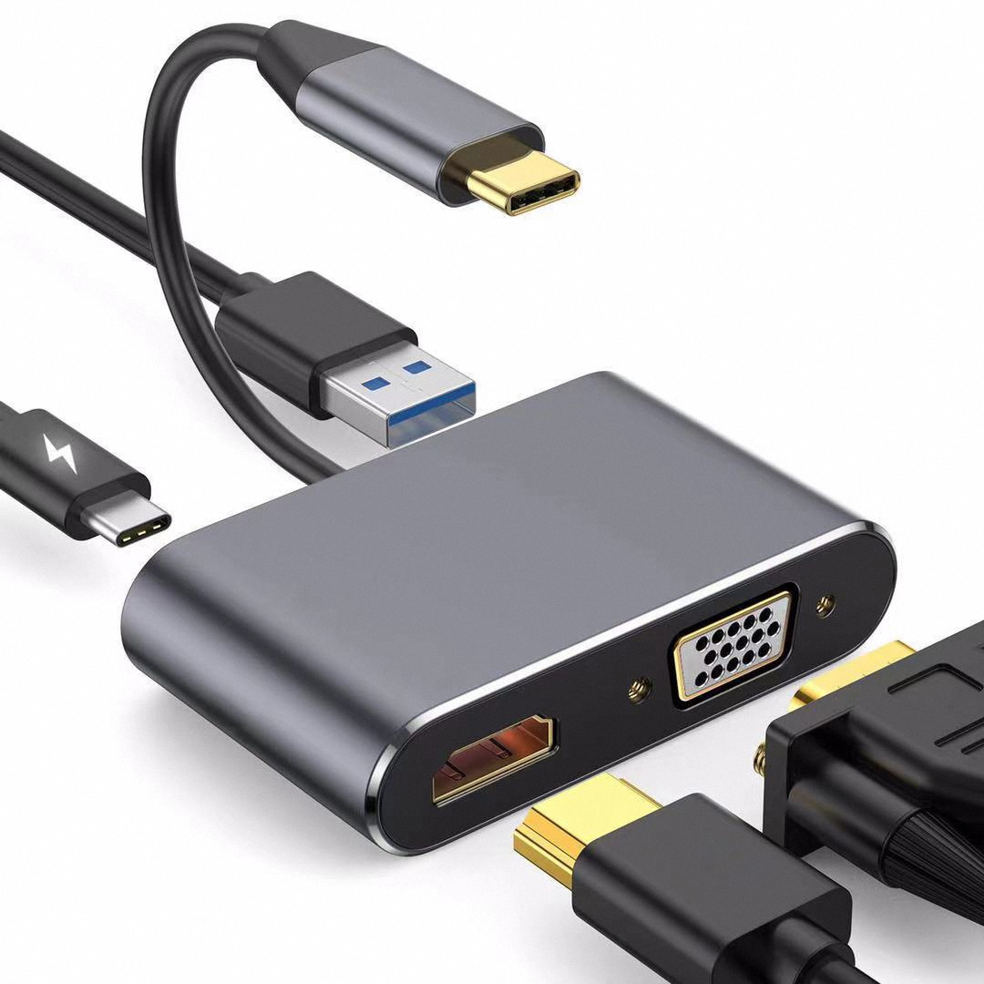 4K USB Type-C naar VGA 1080P U - Usb Hub Type C recensie en prijs